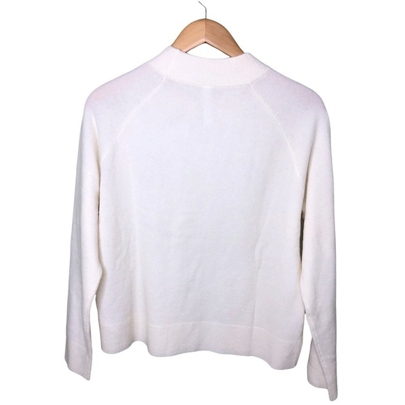 Athleta Hawthorne Crewneck Sweater Long Sleeve Cream Size XS Merino Wool 632070 - Picture 5 of 9